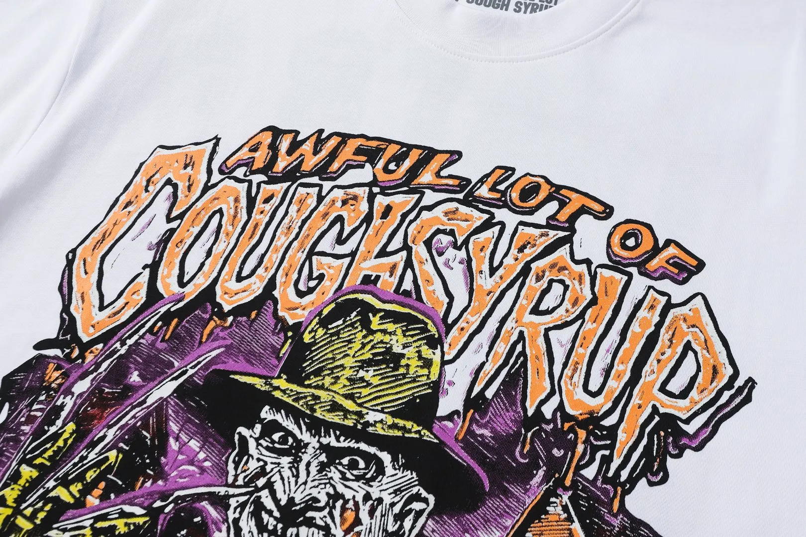 # Black/ I THAT'S A AWFUL LOT OF COUGH SYRUP In Stock T （fabric):32 Sizes（size）：S-M L X L （colour）：White、Black
